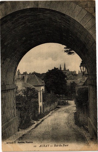 Cpa auray rue - auray,