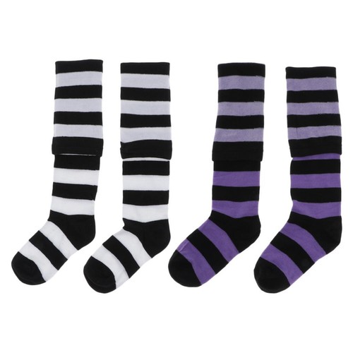 Chaussettes longues rayées