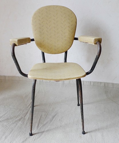 Ancien fauteuil metal - ancien,