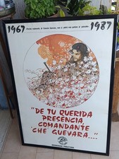 Milo Manara Che Guevara Political Poster Proletarian Democracy Offset Original