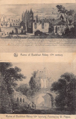 Buckfast abbey ruines devon - abbey,
