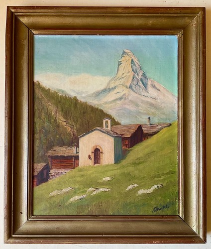 Räuchle huile sur toile - huile, du