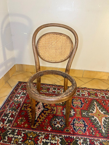Chaise enfant thonet bois - en,