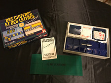 JEU DE PLATEAU - DES CHIFFRES ET DES LETTRES - NATHAN - 1987