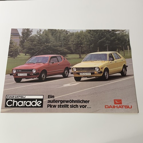 Daihatsu charade brochure - daihatsu,