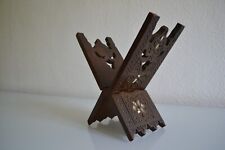 ANTIQUE ORIENTAL CORAN DOOR LUTRIN MOTHER-OF-PEARL WOOD