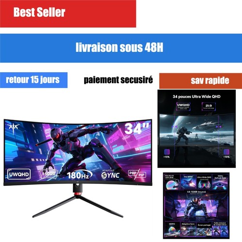 écran gamer ktc - pc,