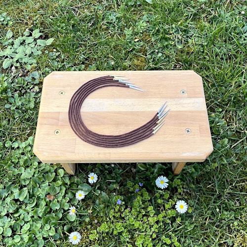Cordon laçage marron - cordon, de
