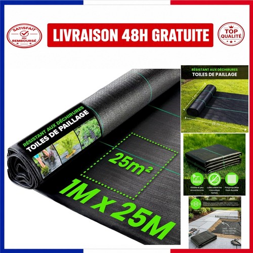Toile paillage x 25m - de,