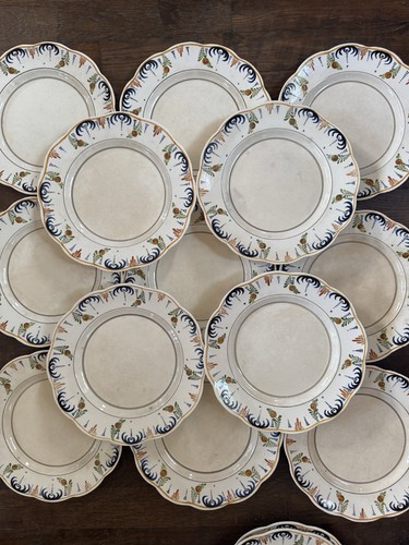 Assiettes faience de - en,