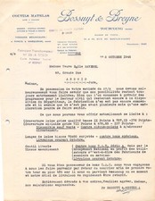 1945 BOSSUYT & BREYNE A TOURCOING MATTRESS KNIVES - MME BAVEREL A ARBOIS