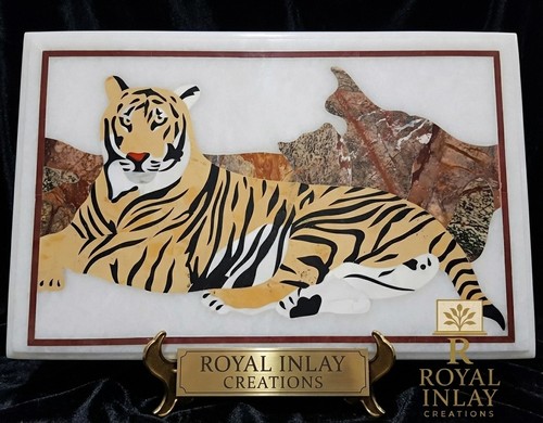 Table basse ovale - basse, tiger