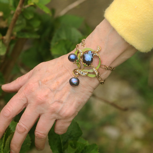Bracelet art nouveau réglable - art,