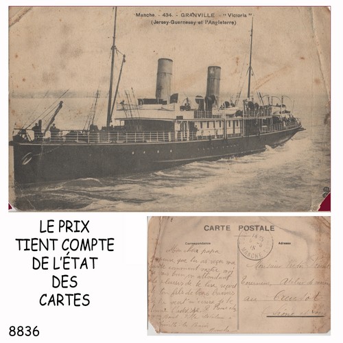 8836 cpa carte postale - carte,