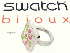 Swatch Bijoux : Anneau " Flowercage " (JRP017) Broderie en Fleurs Neuf /