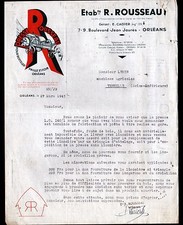 ORLEANS (45) STRAW & HAY PRESS ""R. ROUSSEAU / E. CADIER Manager"" in 1942