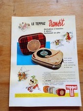 ZD122 advertising circa 1930 Teppaz Transit - back Newsweek
