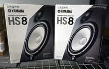 Yamaha HS8 BLACK Powered Active Studio Monitors PAIR HS-8 HS 8