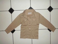 CHEMISE ENFANT FILLE SABLE ML MARQUE RIVER WOODS T.6 ANS 100% COTON