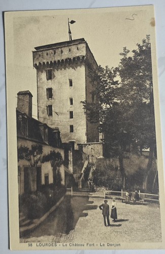 Cpa lourdes chateau - cpa, le