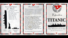 CAEN (14) Exposition Foire Internationale "PAQUEBOT TITANIC" Tract en 1997