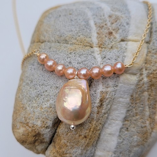 Collier grande perle - en, de