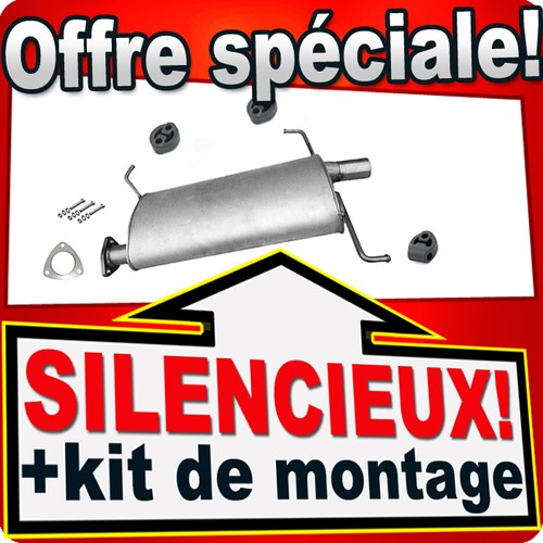 Silencieux arriere pour - silencieux,