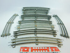 12X Märklin Rails De Circuit 12 Pièces Pour Fonctionnement Électrique #AV55-2