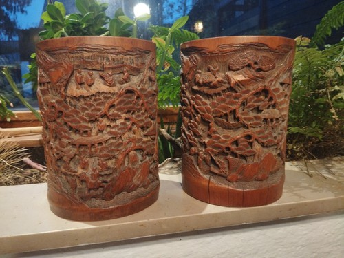 Paire pots pinceaux - paire,
