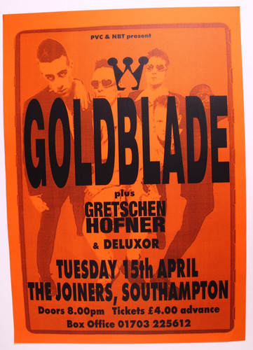 Affiche goldblade gretschen - goldblade,