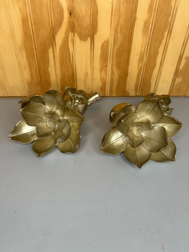 Set gold magnolia branch - set, 2