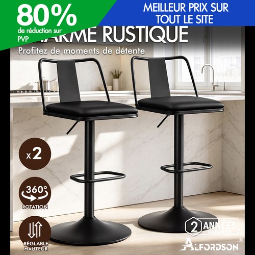 Alfordson tabourets bar - 2x, de