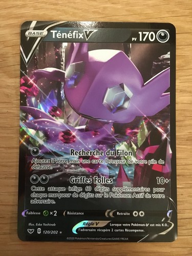 Carte pokémon ténéfix - pokémon, v