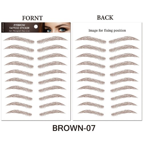 Stickers sourcils imperméable - stickers,