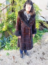 manteau fourrure vison véritable
