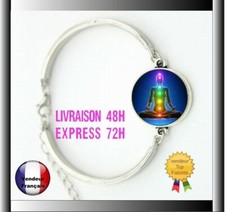 Bracelet cabochon verre 7