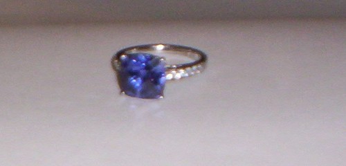Amethyst tacori ring 925 - amethyst,