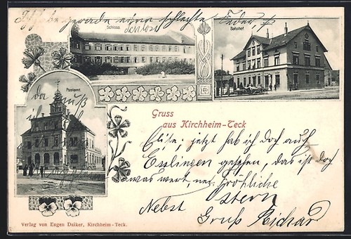 Carte postale kirchheim teck - carte, kirchheim-teck
