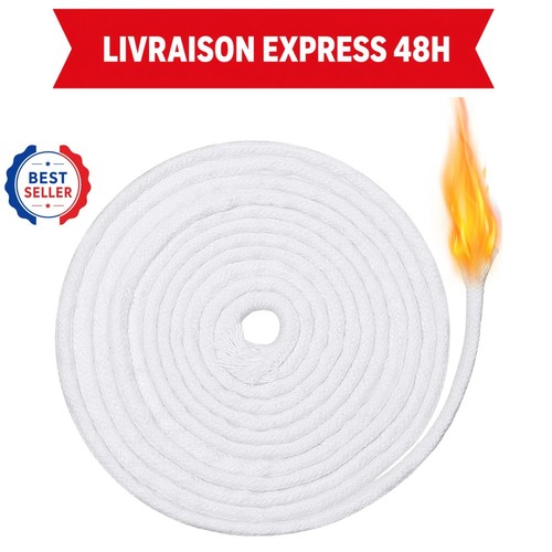 Mèche bougie coton tressée - , 2