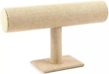 Présentoir support porte bracelets bijoux montres en lin pour chambre stand 23cm