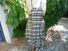 an antique striped decor kitchen apron