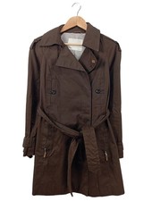 ZARA BASIC Manteau mi-saison Dames Manteau T EU 38 brun style décontracté