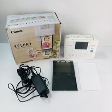 Canon Selphy CP1300 White Compact Photo WiFi Printer Portable Powers On 4 Parts