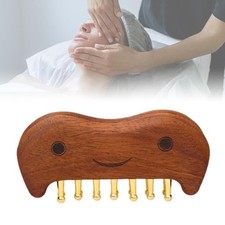 Peigne de massage en bois, brosse méridienne de voyage pour salon poche,