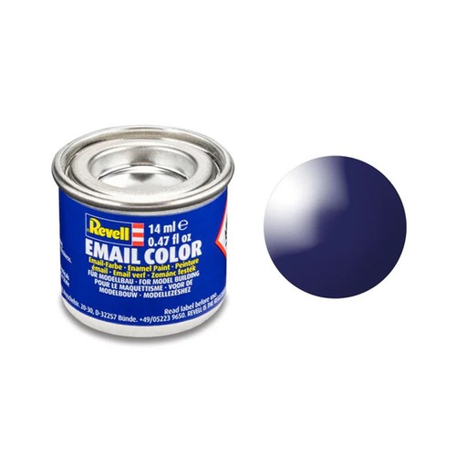 Peinture émail bleu - -,