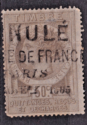 Timbre france fiscal - france,