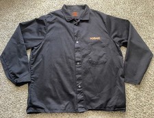 Hobart Flame Retardant Cotton Welding Jacket Mens XL Black