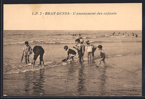 Cpa bray dunes amusement - cpa, l´amusement