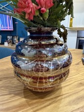 Grande vase verre art déco