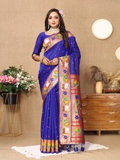 Sari Indien Designer Pour
